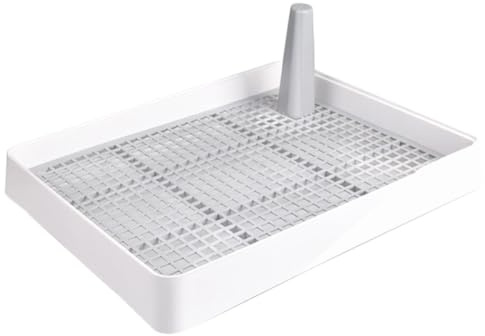 IDEANATEGRATE Lavabo Urinario para Perros de Tipo Abierto en PP Resistente a Impactos, Adecuado para Entrenamiento en Patios E Interiores, Orinal para Mascotas Pequeñas y Grandes