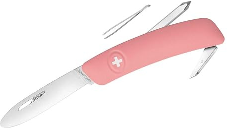Swiza J02 Taschenmesser, Edelstahl, rot, 17 cm