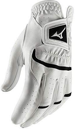 Mizuno Golfhandschuh Elite 2020, Weiß/Schwarz, Größe M/L, Linke Hand