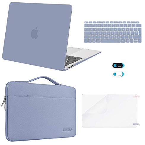 MOSISO Kompatibel mit MacBook Air 13 Zoll Hülle M1 2021 2020-2018
