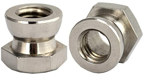 OPIOL QUALITY® Abreißmuttern M12 aus Edelstahl A2 V2A (10 Stück) Abreissmuttern Diebstahlsicherung Sicherheitsmutter Edelstehl Muttern Diebstahlhemmende