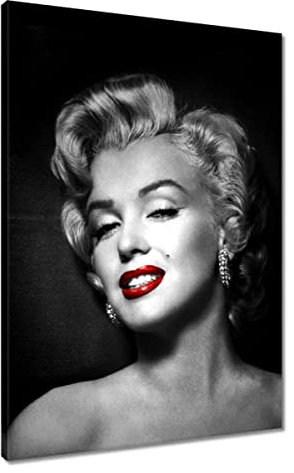 H585M_PC1H Wandbild, Motiv Marilyn Monroe Maulwurf