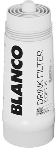BLANCO Drink Filter Soft S | Weniger Kalk. Mehr Geschmack | Filterkapazität: 670 Liter bei 12 °dTH | Passend zu: Drink.soda & CHOICE.all | Anti-Kalk Filterkartusche