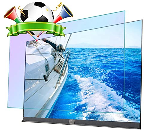AIZYR 75-85 inch TV Screen Protectors Matte Anti Glare/Anti Blue Light/Anti Scratch Film Filter for TCL/Samsung/Toshiba/Sony/LG/Hisense and Curved Monitor,85inch 1902x1089mm