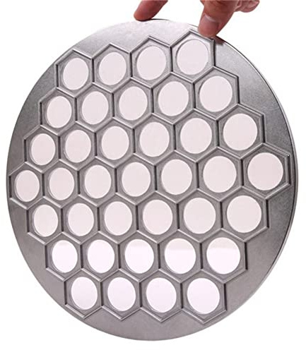 Pelmeni-Form, Teigtaschenform, 37 Löcher, Aluminiumlegierung, Knödelpresse, Teigtaschenform, Werkzeuge, Knödel, Hersteller von Ravioli, Aluminium, Pelmeni, Knödel, Küchenwerkzeug, Herstellung