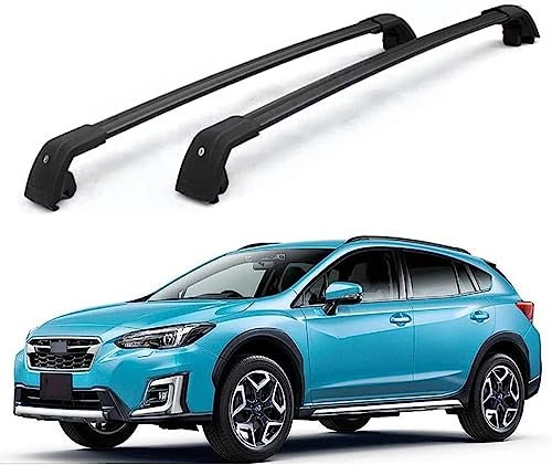 Auto Aluminium Dachträger für Subaru XV E-Boxer SUV 2019+ Auto Dachträger Fahrradträger Dachträger Lastenträger 2-teiliger Kreuzschienen-Dachträge