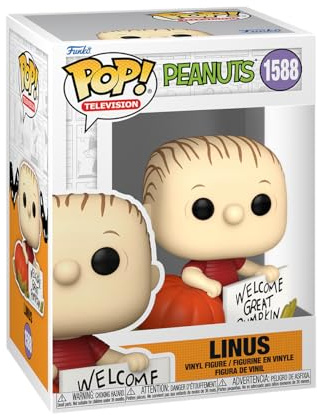Funko POP! Movies: ITG PiecesB- Linus Van Pelt - Peanuts TV Specials - Vinylfigur för samlare - Presentidé - Officiell Merchandise - Leksaker för barn och vuxna - TV-fans - Modellfigur för samlare