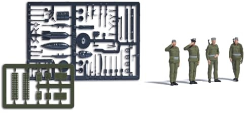 Busch 1936 NVA Soldaten stehend (4 Stück)