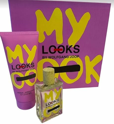My Looks by Wolfgang Joop - Damen Color Collection Geschenkset mit 50 ml EDP + 200 ml Bodylotion …