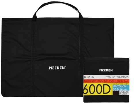 MEEDEN A2 Bolsa de Transporte para Artistas, Bolsa portátil para Tablero de Dibujo, Bolso de Hombro para Tablero de Bocetos al Aire Libre para Dibujar y Pintar Bocetos (50 X 66 cm)