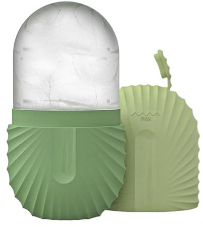 Rodillo de belleza facial, herramientas para el cuidado de la piel, molde de hielo facial, rodillo facial y corporal, silicona para hinchazón, acondicionamiento natural y cuidado de la piel, moldes de