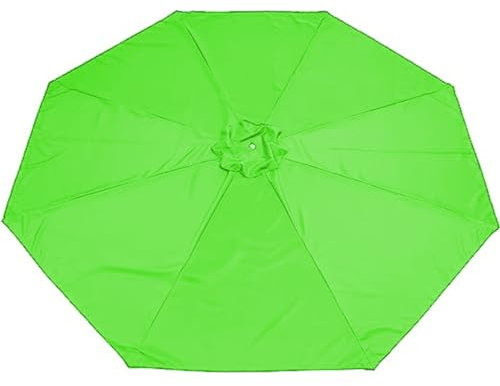 Sonnenschirm Ersatzbezug 3.0m 8 Streben, UV-Schutz Sonnenschirm Bespannung Ersatzdach für Terrassenschirm Marktschirm Ersatz Baldachin Ersatzabdeckung für Tischschirme im Freien(Color:Grass green,Größ