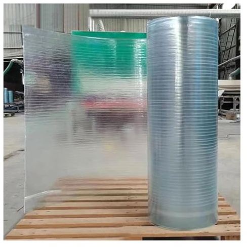 QINGYAN Feuille De Polycarbonate, Panneaux Serre Transparents, Panneaux D'éclairage Naturel en Fibre Verre, Panneau Revêtement Facile À Couper for Le Jardinage Extérieur(1.5 * 10m)