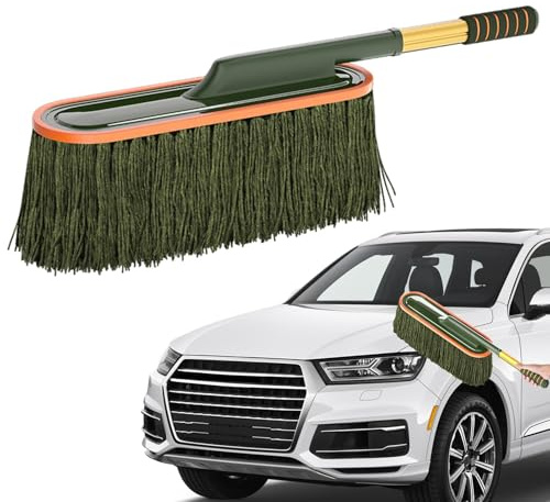 Uoqpty Plumero para Limpieza de automóviles, Plumero pequeño, Plumero para Coche de rápida absorción de Agua, Plumero de Limpieza para el hogar, Plumero Lavable a Mano, Limpieza multifunción para el
