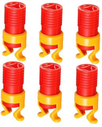 jojofuny 6pcs Abs Plastic Screw Holder Clamp Tool for Woodworking Universal Screw Gripper Sleeve for Drill Attachment for Easy Fixing
