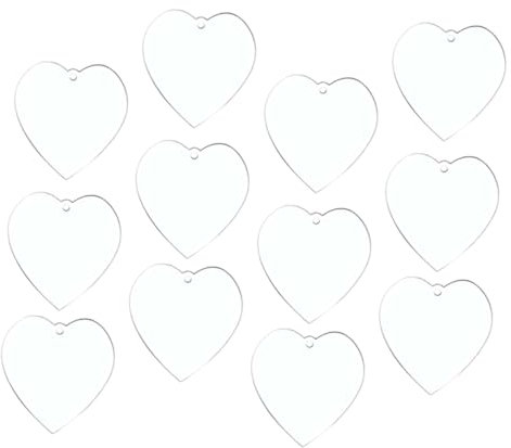 GRIRIW Herzförmige DIY Malvorlagen Für Blanko Anhänger Set Zum Basteln Kreatives Bastelzubehör Für Persönliche Schlüsselanhänger Und Dekoration