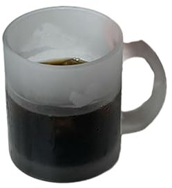 Vaso de vidrio esmerilado personalizado creativo de 350 ml, taza de cerveza casera para bebidas frías, esmerilado