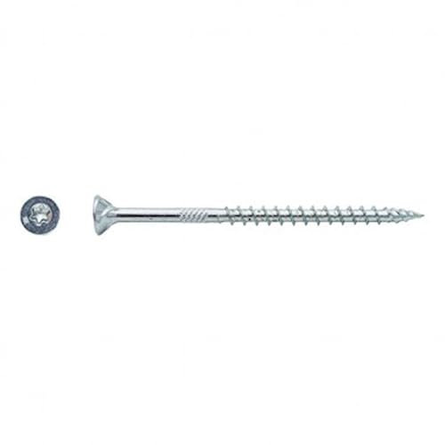 Vis bois FX5 tête fraisée Torx® filetage partiel Zingué 4 x 60 mm- Vendu par 250