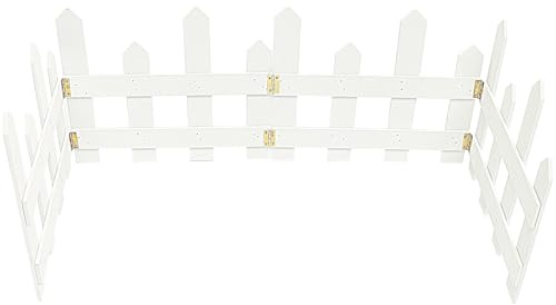 ifundom Recinzione da Giardino in Legno Carbonizzato per Esterni Parapetto Balcone 20-25 CM Altezza 12 M Lunghezza Decorazione Naturale per Cortili e Paesaggi