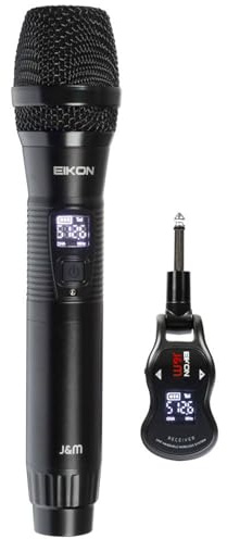 PROEL EIKON EKJ&M (EKJMV2 Freq.863-865) - Sistema Microfonico Palmare Wireless UHF, Nero