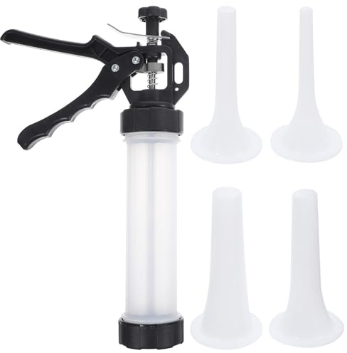 SILENRADAWN Herramienta Manual de Diferentes Diámetros para Rellenar Salchichas 3 Tubos de Plástico Adecuado para Hacer Embutidos Frescos Cocina