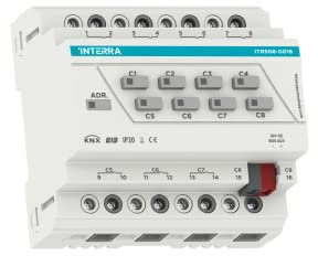 Actuador KNX de 8 fases.
