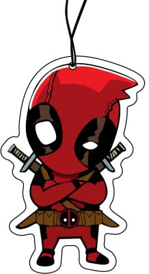 2x Deadpool Duftbaum/Lufterfrischer Duftbaum Auto lustig, Auto Duftspender, tuning, car air freshener, Duftanhänger Set Auto