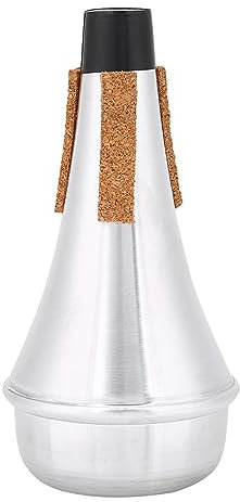 Trompetendämpfer, Aluminiumlegierung & Korkstreifen Taschendämpfer Straight Gerade Trompeten Dämpfer Set für Jazz, Anfänger, Studenten und erfahrene Spieler