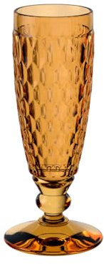 Villeroy & Boch - Boston Apricot bicchiere da spumante, cristallo colorato arancione, capacità 120ml