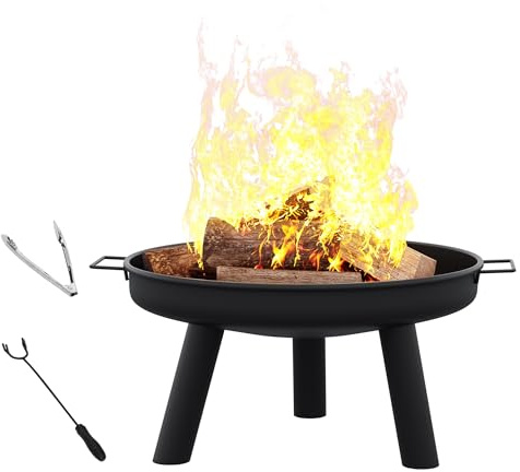 Feuerschale 60 cm Durchmesser | Gartenfeuer & Feuerstelle | Gusseisen