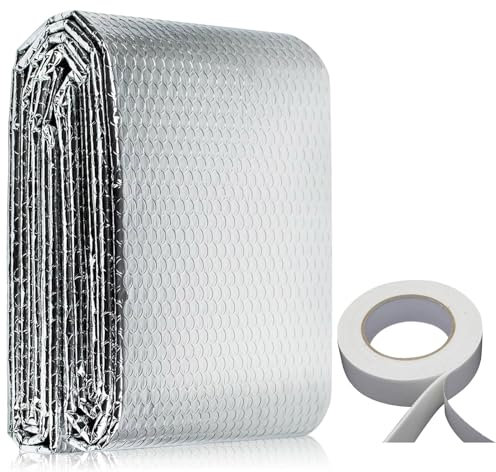 wordmouk Radiator Reflector Panels 0.6x5m Lámina Aislante Reflectante para Radiadores Lámina Aislante Thermo de Calor Aislante Termico Reflexivo Rollo de Aislamiento Térmico Aislante Radiadores