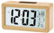 LEAZZLE Réveil Numérique en Bois, Réveil LCD Horloge Digitale sans Tic-tac avec Affichage Date, Température, Fonction Snooze, Horloge Numérique pour Chambre à Coucher, Chevet, Maison, Bureau