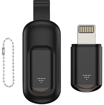 Foreverup smartphone-IR-fjärrkontroll adapter för iPhone universell infraröd styrenhet adapter universell smart IR-styrenhet för luftkonditionering med nyckelring med silikonskydd för TV, DVD, STB