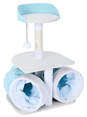 ASHSDI Katzen Kletterbaum Katzenbaum Hoch Kratzbaum Katzenständer Mit Tunnel Katzenkratzbaum Eigentumswohnung Katzenkratzer Haustierprodukte Katzenturm Katzenmöbel