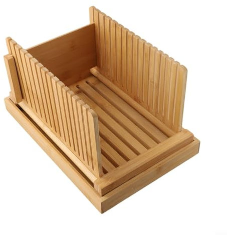 Trancheuse à pain en bois, trancheuse à pain pliable, trois tailles de trancheuse à pain, trancheuse à pain faite maison en bois 32 x 21,2 x 19,5 cm (horizontale)