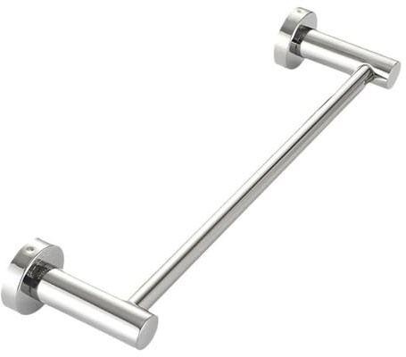 Práctico toallero para baño, cocina, soporte multifuncional de barra individual, colgador de toallas montado en la pared de acero inoxidable (50 cm)