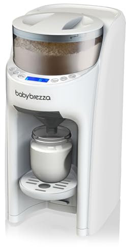 Baby Brezza - Formula Pro Advanced - automatischer Flaschenzubereiter - dosiert und mischt heißes Wasser und Milchpulver auf Knopfdruck, Weiß