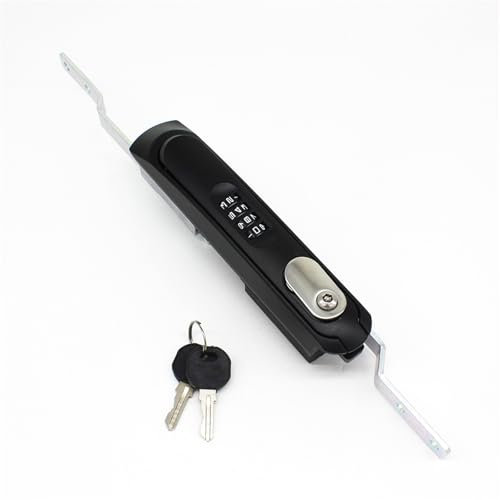Arrivo Maniglia oscillante a 3 punti Maniglia scorrevole for pannello elettrico Combinazione di collegamento Serratura di controllo con asta digitale for porta dell'armadio 1 pezzo(A8241-1111)