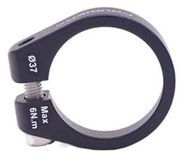 Collier de serrage pour tige de selle de vélo, Collier de serrage for tige de selle de vélo en aluminium, collier de serrage for tige de selle de vélo 37, 38,1, 38,6 mm, 1 pièce(37 MM)