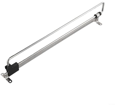 Wardrobe Pull Out Clothes Hanger Rail Extending Rack Storage Holder Organizer with Heavy Duty Sliding Bars for Strong Load Capacity and Space Saving Storage Solution (14 Inch)