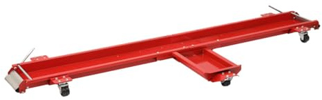 NICCOO Motorcycle Dolly Mover & Parking Stand - Motorbike Mover with 567kg Load Capacity, Steel Frame with 5 Wheels for Motorbike Storage and Garage Workshop, Heavy Duty