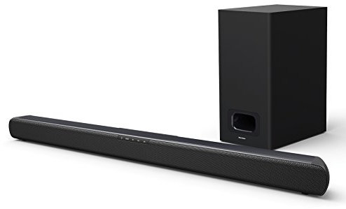 Karcher SB 800S Soundbar per TV TV Soundbar con subwoofer – Sistema audio Bluetooth Surround 2.1 con telecomando – HDMI ARC/Ingresso ottico/USB/AUX