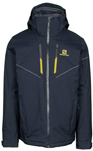 Salomon, Veste de Ski pour Homme avec Capuche, STORMRACE JKT M, Jersey, Bleu (Night Sky), Taille 2XL, LC1192900