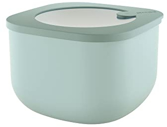 Guzzini Store&More Kitchen Active Design Contenitori Ermetici Alti per Frigo/Freezer/ Microonde (M), 16 x 16 x 10.7 cm, Verde (Sage Green)