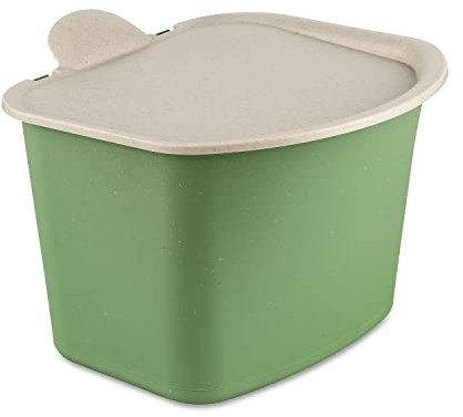 Koziol BIBO Bio Abfall Behälter nature leaf green