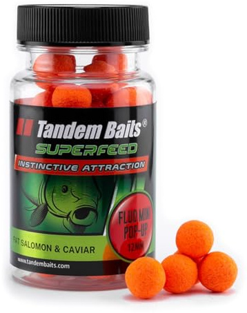 Tandem Baits Karpfen Futter Angelfutter Pop Ups SuperFeed Fluo Mini Pop-Up 12 m 30 g