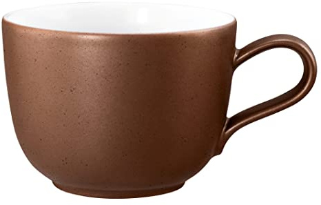 Seltmann 001.764273 Liberty groß Rund Porzellan Milchkaffeeobertasse, 65163 Dekor, 0,30L Volumen, Bronze