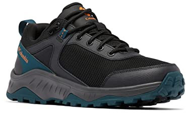 Columbia Men's Trailstorm Ascend WP Waterproof Low Rise Hiking Shoes, Black (Black x Night Wave), 8 UK
