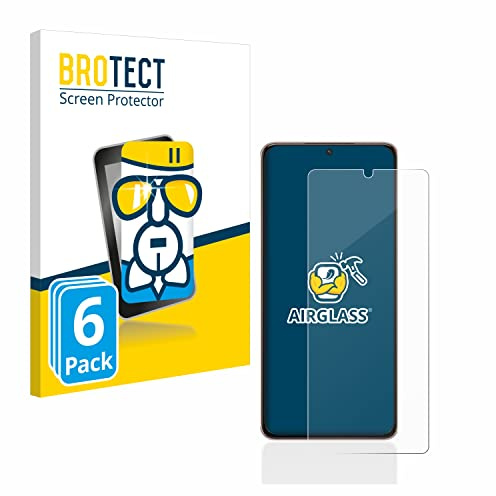 BROTECT (6 Stück Schutzglas für Samsung Galaxy S21 Ultra 5G Schutzfolie Made in Germany Panzer Folie Glas Displayschutz [ 9H, Anti-Fingerprint]