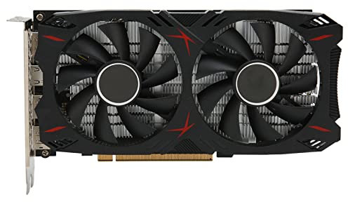 GTX 1060 6 GB Grafikkarte, GDDR5 192 Bit PCI Express 3.0 X 16 PC Gaming Video Grafikkarte GPU Unterstützung 4K für Gaming PC, Dual Lüfter Kühlsystem, DP HDMI DVI Anschlüsse